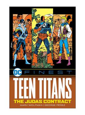 英文原版 DC Finest Teen Titans The Judas Contract 少年泰坦 犹太契约 世界至佳拍档 漫画合集 英文版 进口英语原版书籍