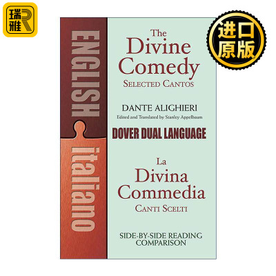 原版 The Divine Comedy Selected Cantos 但丁神曲选集 英意双语版 进口原版书籍