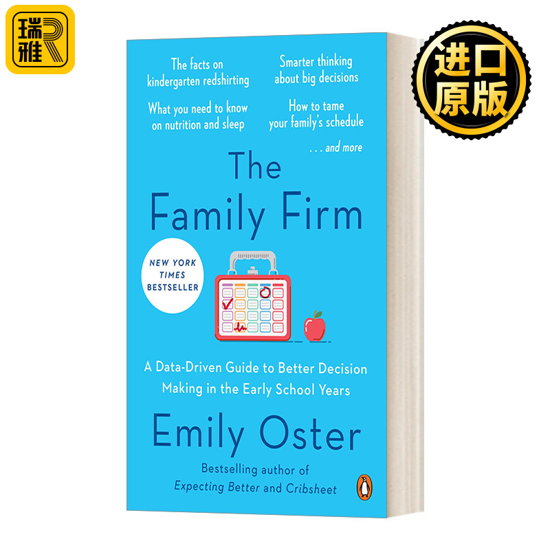 英文原版 The Family Firm The ParentData Series 家族企业 数据驱动的早期教育决策指南 Emily Oster 英文版 进口英语原版书籍