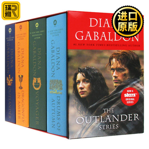 英文原版小说 异乡人1-4册盒装 Outlander 1-4 Copy Boxed Set 古战场传奇 外乡人 全英文版 Diana Gabaldon 进口原版英语书籍