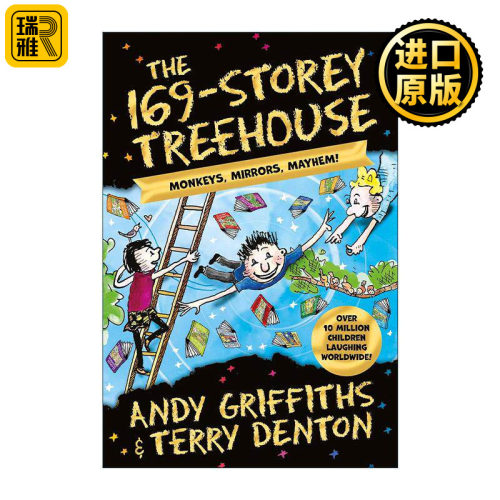 英文原版 The 169-Storey Treehouse 小屁孩树屋历险记 169层树屋故事 英文版 进口英语原版书籍