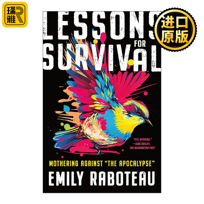 英文原版 Lessons for Survival 生存启示 以母爱对抗末日 入围安尼斯菲尔德-沃尔夫图书奖 英文版 英文版 进口英语原版书籍