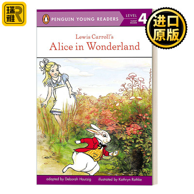 英文原版 Lewis Carroll's Alice in Wonderland-Penguin Young Readers Level 4 企鹅青少分级阅读4级 英文版 进口英语原版书籍