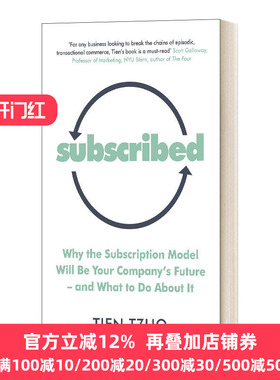订阅经济 创造可持续增长的未来 Subscribed 祖睿科技 网络营销解决方案 Tien Tzuo 纯正版原著