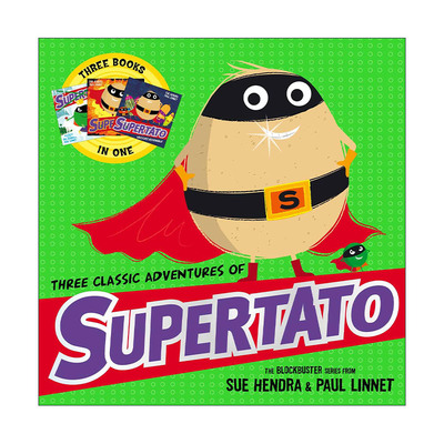 正版英语原版 Three Classic Adventures of Supertato Sue Hendra儿童绘本