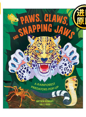 Paws, Claws, and Snapping Jaws PopUp Book 英文原版儿童绘本