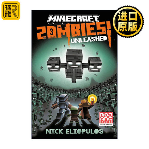 英文原版 Minecraft Zombies Unleashed 我的世界21 僵尸释放 小说 英文版 进口英语原版书籍