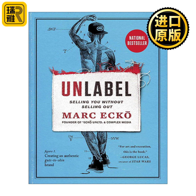 英文原版 Unlabel 去标签化 不妥协的自我营销 英文版 进口英语原版书籍