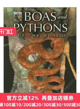 英文原版 Boas and Pythons of the World 世界上的蟒蛇 爬行动物 自然科普指南 Mark O'Shea 英文版 进口英语原版书籍