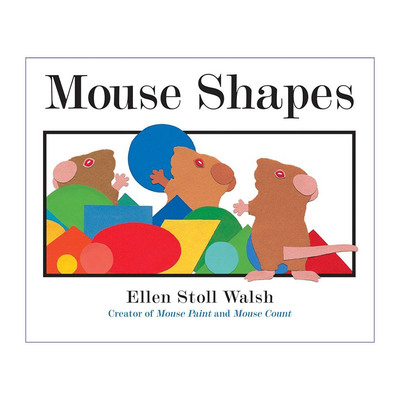 Mouse Shapes 老鼠的形状  幼儿认知绘本 Ellen Stoll Walsh小学学习启蒙图画书