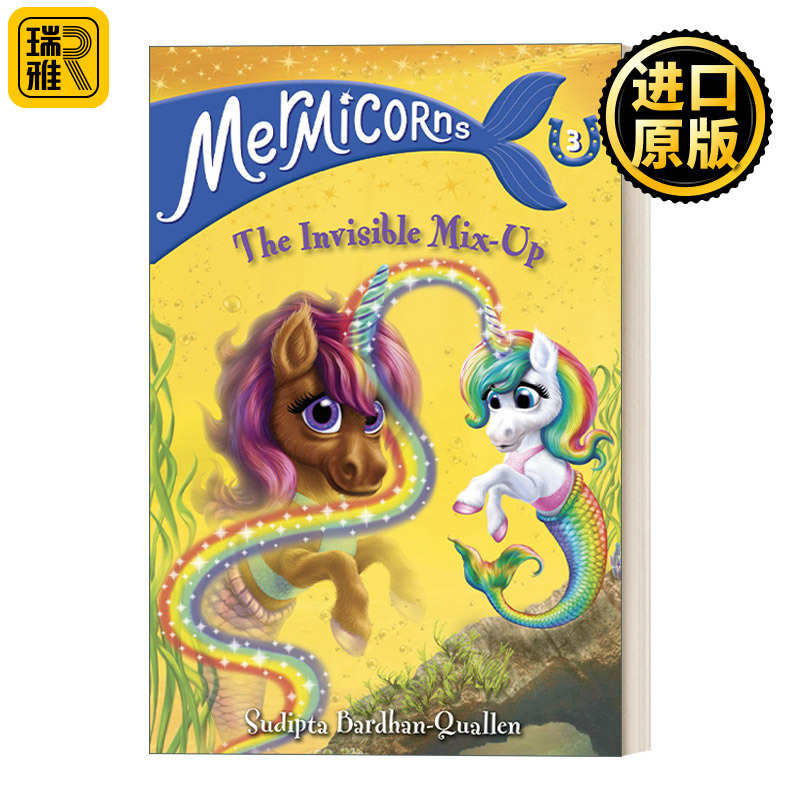 英文原版 Mermicorns 03: The Invisible Mix-Up 3 Sudipta Bard