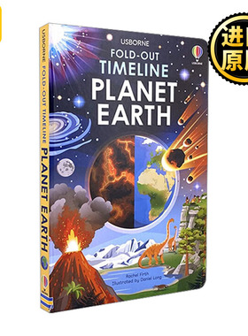 FoldOut Timeline of Planet Earth 可折叠的时间轴 行星地球 英文原版
