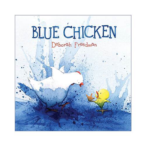 英文原版 Blue Chicken 蓝色小鸡 儿童色彩启蒙精装绘本 Deborah Freedman 英文版 进口英语原版书籍
