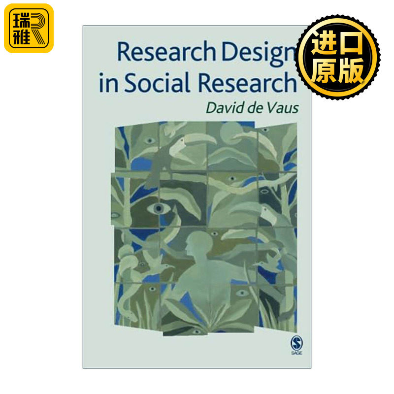 英文原版 Research Design in Social Research 社会研究中的研究设计 英文版 进口英语原版书籍