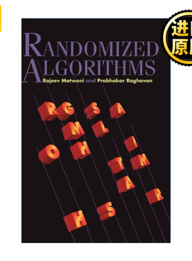 Randomized Algorithms 随机算法 Rajeev Motwani 精装