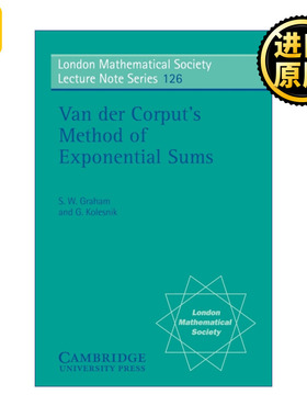 英文原版 Van der Corput's Method of Exponential Sums
