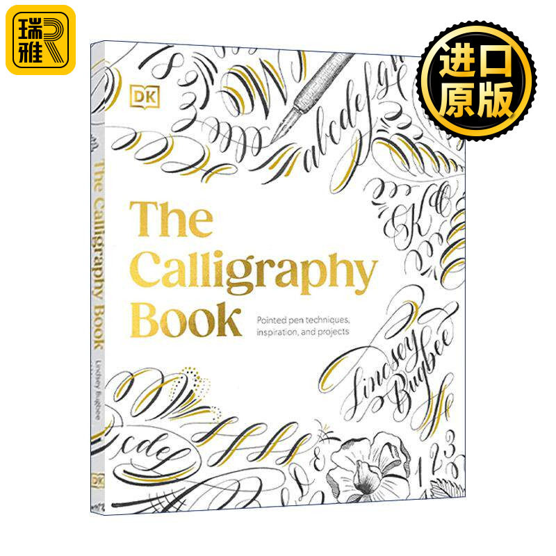 英文原版 The Calligraphy Book 书法大全 尖头钢笔技法 精装 英文版 进口英语原版书籍