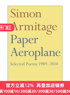 英文原版 Paper Aeroplane 纸飞机 西蒙·阿米蒂奇诗集 英国桂冠诗人 英文版 进口英语原版书籍