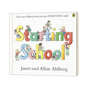 英文原版 开学了 儿童绘本 School Starting