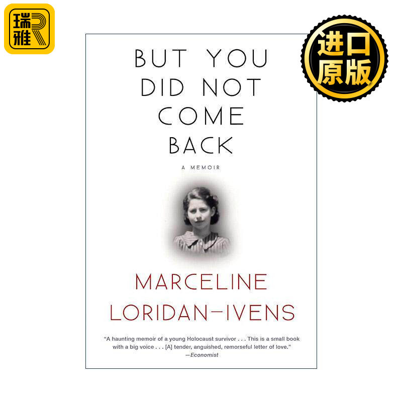 英文原版 But You Did Not Come Back 而你 没有回来 犹太人幸存女孩写给父亲的回信 回忆录 英文版 进口英语原版书籍