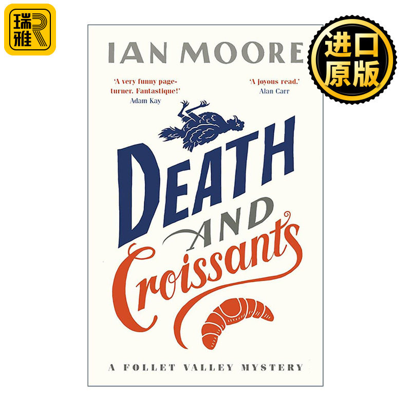 英文原版 Death and Croissants 死亡与羊角面包 Ian Moore畅销法国乡村推理系列1 幽默悬疑小说 英文版 进口英语原版书籍
