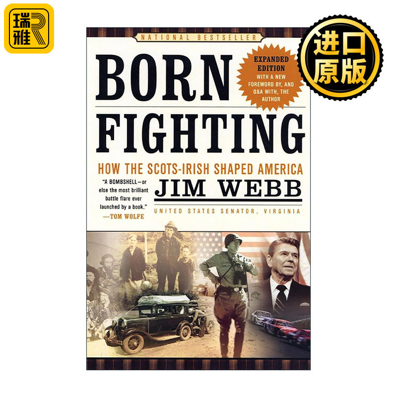 英文原版 Born Fighting 天生好斗 苏格兰 爱尔兰人如何塑造美国 英文版 进口英语原版书籍