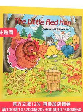 正版 The Little Red Hen 红色的小母鸡