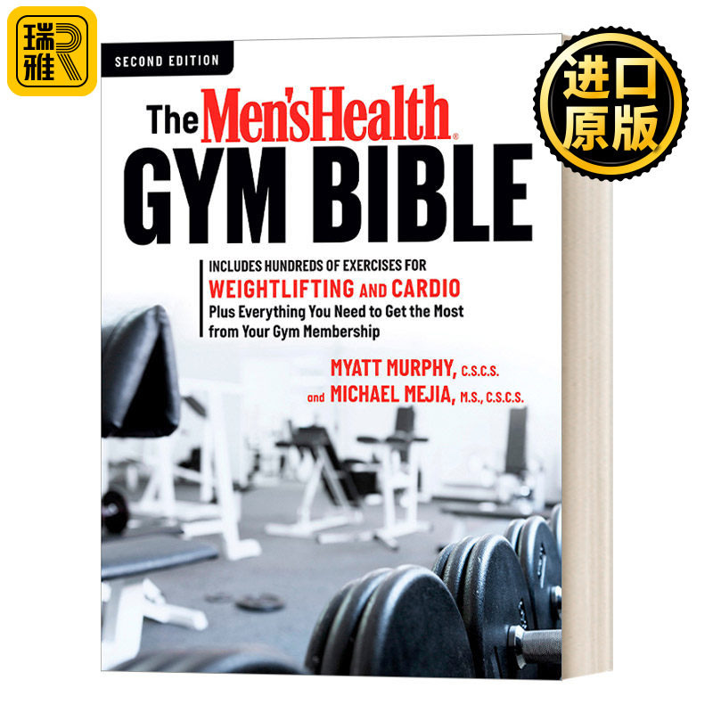 男性健康健身房宝典 第二版 英文原版 The Men's Health Gym Bible 包括举重和有氧运动的数百种练习 英文版 进口英语原版书籍