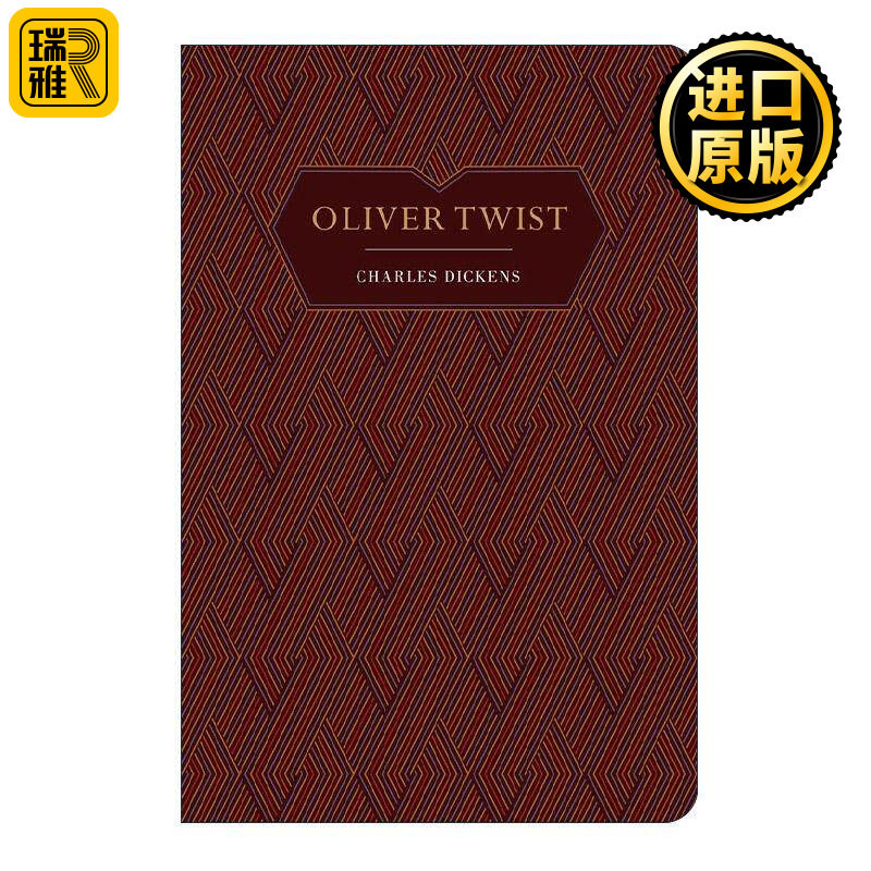 英文原版 Oliver Twist 雾都孤儿 浮雕封面高颜值装帧设计 精装 Chiltern Classic 查尔斯·狄更斯 英文版 进口英语原版书籍