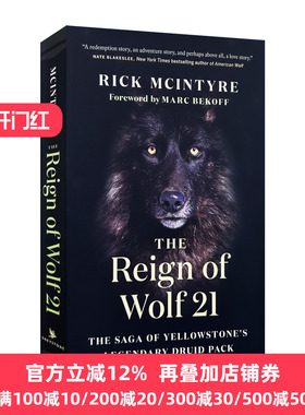 狼21的统治 黄石公园狼系列1 英文原版 The Reign of Wolf 21 英文版 RICK MCINTYRE 进口英语原版书籍