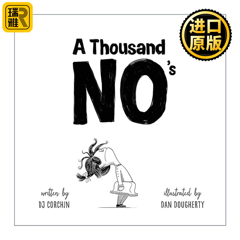 英文原版 Thousand No's 一千个不 关于勇气 韧性和创造力的成长心态故事 儿童精装绘本 DJ Corchin 英文版 进口英语原版书籍