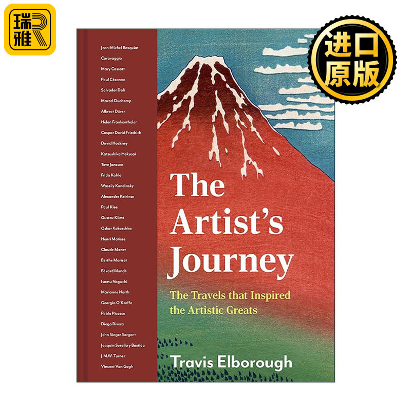 英文原版 The Artist's Journey 艺术家之旅 影响了伟大艺术创作的旅行线路精装 卷2 英文版 进口英语原版书籍