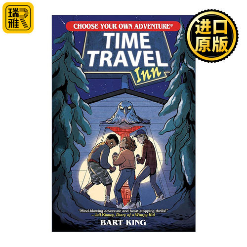 英文原版 Time Travel Inn Choose Your Own Adventure New Classics惊险岔路口新经典系列 时空旅舍1 儿童互动式分支情节游戏小说