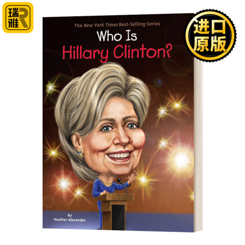 现货 Who Is Hillary Clinton    英文原版 名人传记系列 英文版 进口英语原版书籍