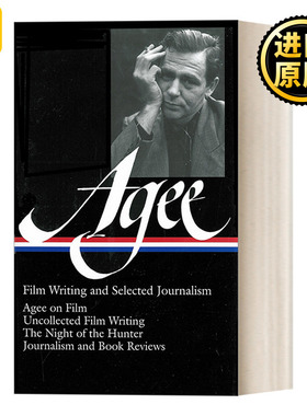 英文版 James Agee 詹姆斯·艾吉 电影写作和精选新闻报道 普利策奖得主 精装美国文库 英文原版