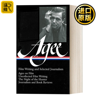 英文版 James Agee 詹姆斯·艾吉 电影写作和精选新闻报道 普利策奖得主 精装美国文库 英文原版