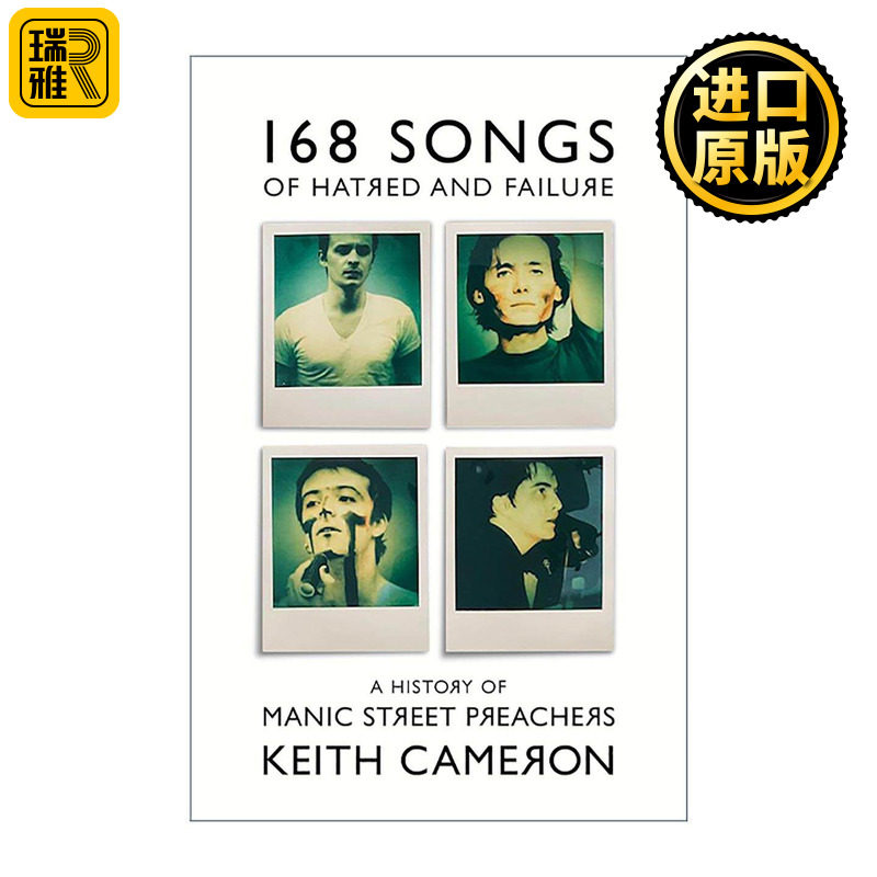 英文原版 168 Songs of Hatred and Failure 168首仇恨与失败之歌 英国摇滚乐队狂躁者 街头传教士 英文版 进口英语原版书籍