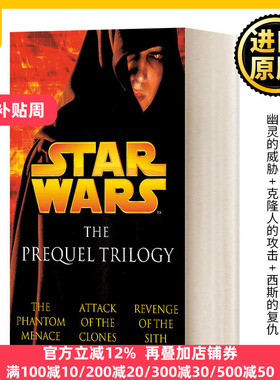 星球大战前传三部 英文原版 Star Wars The Prequel Trilogy Episodes I II and III 星际大战 电影漫画周边 进口英语原版书籍