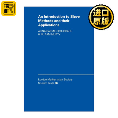An Introduction to Sieve Methods and Their Applications 筛法导论及应用 伦敦数学会学生文本系列
