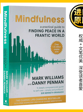 Mindfulness A Practical Guide to Finding Peace in a Frantic World 专念 积极心理学的力量 英文原版 正念 进口英语书籍