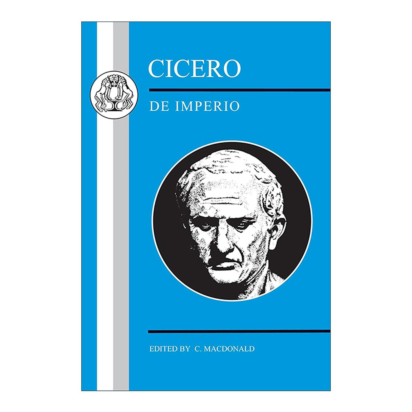 原版 Cicero De Imperio 拉丁语文本系列 西塞罗 论庞培的权威 C.MacDonald 进口原版书籍