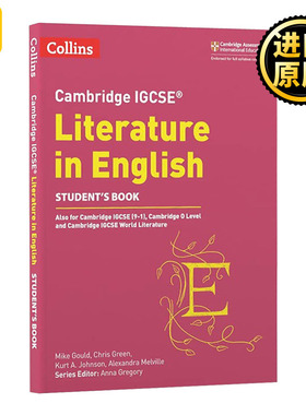 柯林斯剑桥IGCSE英语文学学生用书 英文原版 Collins Cambridge IGCSE Literature in English Student’s Book 进口英语书