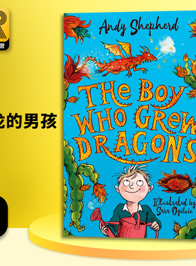 养龙的男孩1 英文原版 The Boy Who Grew Dragons 英文版儿童英语章节书 进口原版 Andy Shepherd 学生课外阅读书籍