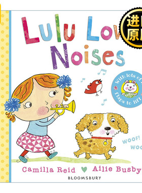 英文版 Lulu Loves Noises 露露爱声音 Lulu系列 英文原版