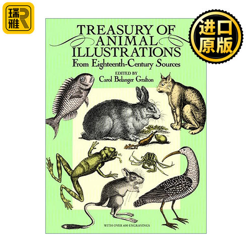 Treasury of Animal Illustrations 18世纪动物图鉴 插图 Carol Grafton