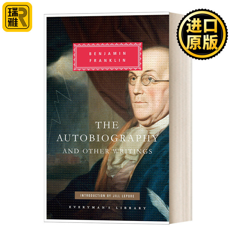 英文原版 Autobiography of Benjamin Franklin 本杰明·富兰克林自传 Everyman精装版 英文版 进口英语原版书籍