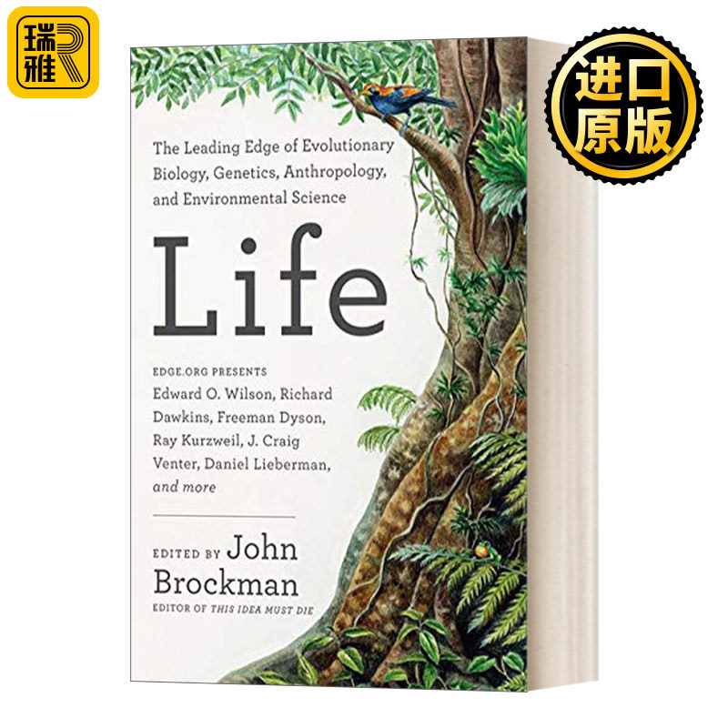 英文原版 Life 生命 进化生物学 遗传学 人类学和环境科学的黎明 John Brockman 英文版 进口英语原版书籍