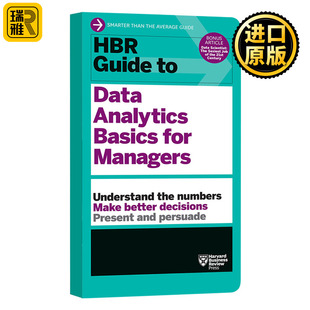 Managers Guide 管理人员 for Data HBR Analytics 进口英语书籍 数据分析基础 哈佛商业评论指南系列 Basics 英文原版