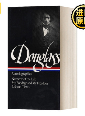 英文原版 Frederick Douglass Autobiographies 弗雷德里克道格拉斯自传 精装 英文版 Frederick Douglass 进口英语原版书籍