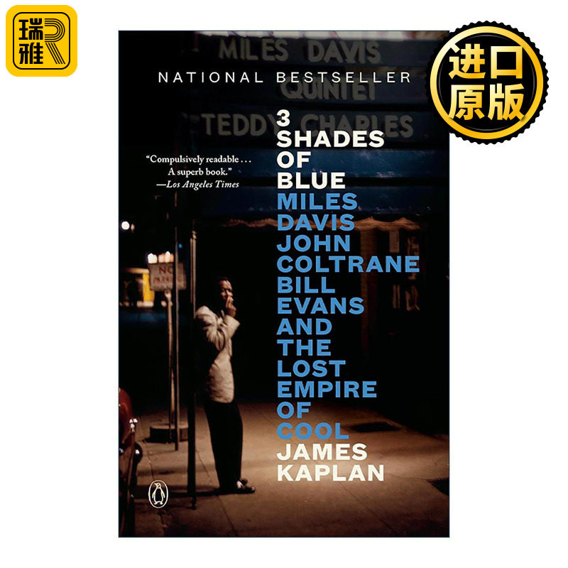 英文原版 3 Shades of Blue 蓝调的三种阴影 迈尔斯·戴维斯 约翰·克特兰 比尔·伊文思 音乐传记 英文版 进口英语原版书籍